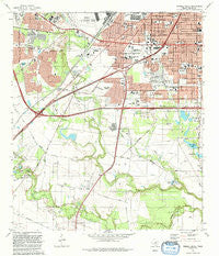 Terrell Wells Texas Historical topographic map, 1:24000 scale, 7.5 X 7.5 Minute, Year 1992
