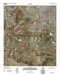 Terrell Wells Texas Historical topographic map, 1:24000 scale, 7.5 X 7.5 Minute, Year 2010