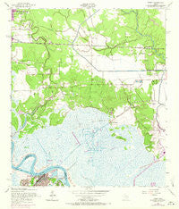 Terry Texas Historical topographic map, 1:24000 scale, 7.5 X 7.5 Minute, Year 1957