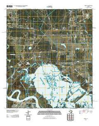 Terry Texas Historical topographic map, 1:24000 scale, 7.5 X 7.5 Minute, Year 2010