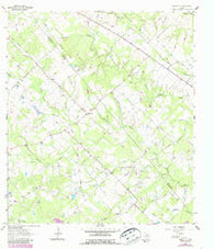 Terryville Texas Historical topographic map, 1:24000 scale, 7.5 X 7.5 Minute, Year 1962