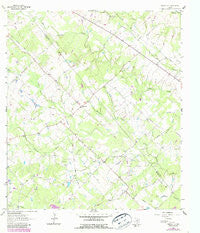 Terryville Texas Historical topographic map, 1:24000 scale, 7.5 X 7.5 Minute, Year 1962
