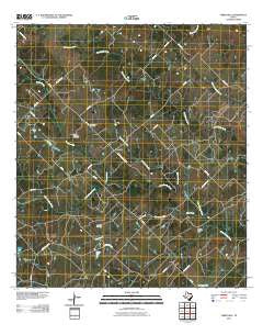 Terryville Texas Historical topographic map, 1:24000 scale, 7.5 X 7.5 Minute, Year 2010
