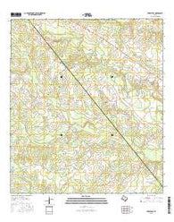 Terryville Texas Current topographic map, 1:24000 scale, 7.5 X 7.5 Minute, Year 2016