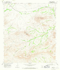 Tesnus Texas Historical topographic map, 1:24000 scale, 7.5 X 7.5 Minute, Year 1968