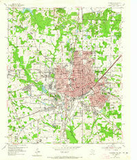Texarkana Texas Historical topographic map, 1:24000 scale, 7.5 X 7.5 Minute, Year 1954