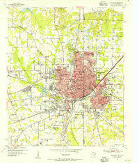 Texarkana Texas Historical topographic map, 1:24000 scale, 7.5 X 7.5 Minute, Year 1954