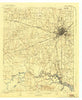 Texarkana Texas Historical topographic map, 1:62500 scale, 15 X 15 Minute, Year 1909