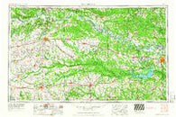 Texarkana Texas Historical topographic map, 1:250000 scale, 1 X 2 Degree, Year 1953