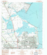 Texas City Texas Historical topographic map, 1:24000 scale, 7.5 X 7.5 Minute, Year 1994