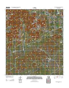 Texas Mountain Texas Historical topographic map, 1:24000 scale, 7.5 X 7.5 Minute, Year 2013