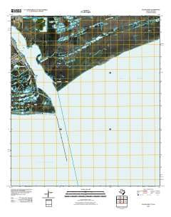 Texas Point Texas Historical topographic map, 1:24000 scale, 7.5 X 7.5 Minute, Year 2010