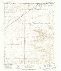 Texhoma South Texas Historical topographic map, 1:24000 scale, 7.5 X 7.5 Minute, Year 1974