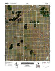 Texhoma South Texas Historical topographic map, 1:24000 scale, 7.5 X 7.5 Minute, Year 2010