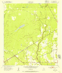 Texla Texas Historical topographic map, 1:24000 scale, 7.5 X 7.5 Minute, Year 1943