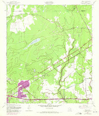 Texla Texas Historical topographic map, 1:24000 scale, 7.5 X 7.5 Minute, Year 1957