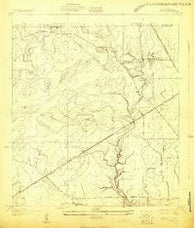 Texla Texas Historical topographic map, 1:24000 scale, 7.5 X 7.5 Minute, Year 1926