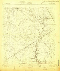 Texla Texas Historical topographic map, 1:24000 scale, 7.5 X 7.5 Minute, Year 1926