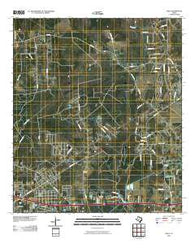 Texla Texas Historical topographic map, 1:24000 scale, 7.5 X 7.5 Minute, Year 2010