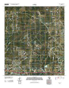 Texla Texas Historical topographic map, 1:24000 scale, 7.5 X 7.5 Minute, Year 2010