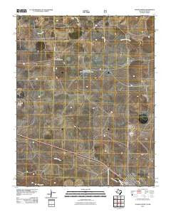 Texline North Texas Historical topographic map, 1:24000 scale, 7.5 X 7.5 Minute, Year 2011