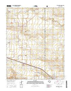 Texline North Texas Current topographic map, 1:24000 scale, 7.5 X 7.5 Minute, Year 2016