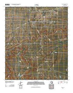 Texon Texas Historical topographic map, 1:24000 scale, 7.5 X 7.5 Minute, Year 2010