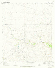 Texon SE Texas Historical topographic map, 1:24000 scale, 7.5 X 7.5 Minute, Year 1970