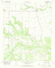 Thalia Texas Historical topographic map, 1:24000 scale, 7.5 X 7.5 Minute, Year 1966