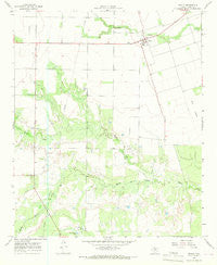 Thalia Texas Historical topographic map, 1:24000 scale, 7.5 X 7.5 Minute, Year 1966