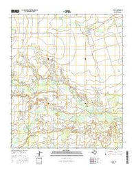 Thalia Texas Current topographic map, 1:24000 scale, 7.5 X 7.5 Minute, Year 2016