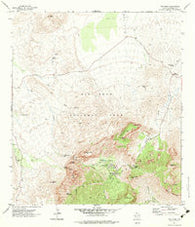 The Basin Texas Historical topographic map, 1:24000 scale, 7.5 X 7.5 Minute, Year 1971