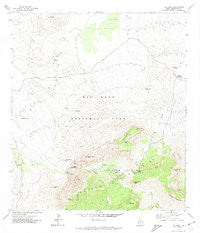 The Basin Texas Historical topographic map, 1:24000 scale, 7.5 X 7.5 Minute, Year 1971
