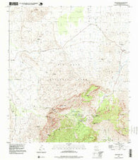 The Basin Texas Historical topographic map, 1:24000 scale, 7.5 X 7.5 Minute, Year 1997