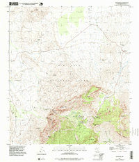 The Basin Texas Historical topographic map, 1:24000 scale, 7.5 X 7.5 Minute, Year 1997