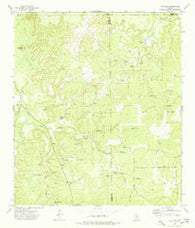 The Falls Texas Historical topographic map, 1:24000 scale, 7.5 X 7.5 Minute, Year 1974