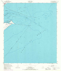 The Jetties Texas Historical topographic map, 1:24000 scale, 7.5 X 7.5 Minute, Year 1954