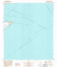 The Jetties Texas Historical topographic map, 1:24000 scale, 7.5 X 7.5 Minute, Year 1994