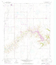 The Palisades Texas Historical topographic map, 1:24000 scale, 7.5 X 7.5 Minute, Year 1960