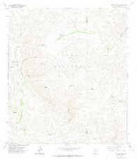 The Solitario Texas Historical topographic map, 1:24000 scale, 7.5 X 7.5 Minute, Year 1971