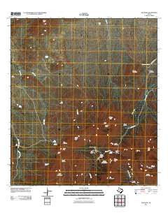 The Basin Texas Historical topographic map, 1:24000 scale, 7.5 X 7.5 Minute, Year 2011