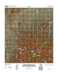 The Basin Texas Historical topographic map, 1:24000 scale, 7.5 X 7.5 Minute, Year 2012