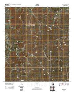 The Falls Texas Historical topographic map, 1:24000 scale, 7.5 X 7.5 Minute, Year 2010