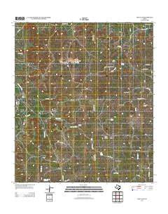 The Falls Texas Historical topographic map, 1:24000 scale, 7.5 X 7.5 Minute, Year 2012