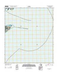 The Jetties Texas Historical topographic map, 1:24000 scale, 7.5 X 7.5 Minute, Year 2013