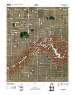 The Palisades Texas Historical topographic map, 1:24000 scale, 7.5 X 7.5 Minute, Year 2010