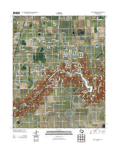 The Palisades Texas Historical topographic map, 1:24000 scale, 7.5 X 7.5 Minute, Year 2013