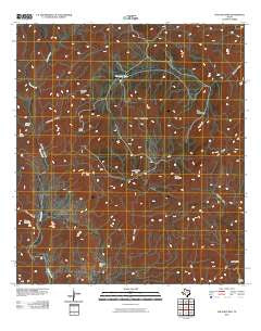 The Solitario Texas Historical topographic map, 1:24000 scale, 7.5 X 7.5 Minute, Year 2010