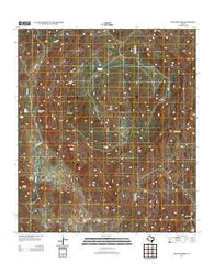 The Solitario Texas Historical topographic map, 1:24000 scale, 7.5 X 7.5 Minute, Year 2012