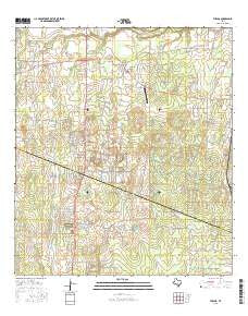 Thelma Texas Current topographic map, 1:24000 scale, 7.5 X 7.5 Minute, Year 2016